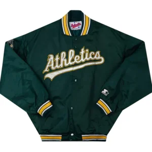 1995 99 Oakland Athletics Satin Vintage Jacket