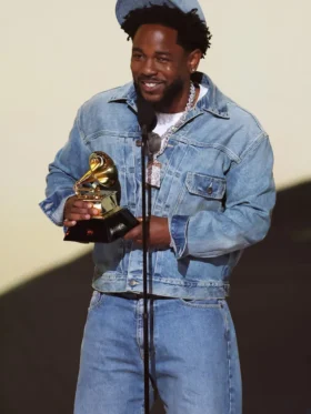 67th Annual GRAMMY Awards Kendrick Lamar Denim Jacket