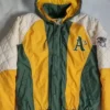 80s Starter Oakland Athletics Full Zipp With Hood Winter Jacket