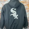 90s Vintage Chicago White Sox Black Starter Jacket