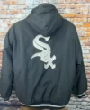 90s Vintage Chicago White Sox Black Starter Jacket