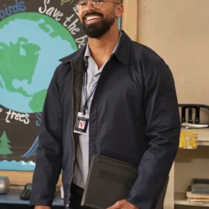 Abbott Elementary S04 Matthew Law Blue Jacket