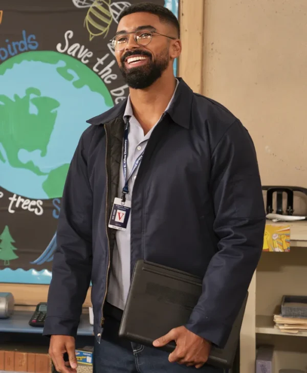 Abbott Elementary S04 Matthew Law Blue Jacket