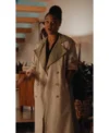 Aisha Dee Apple Cider Vinegar Beige Trench Coat