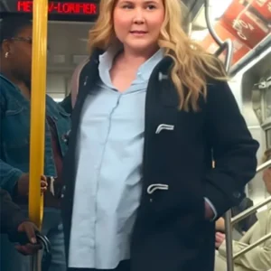 Amy Schumer Kinda Pregnant Black Duffle Coat