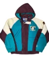 Anaheim Ducks Vintage Bomber Hooded Jacket