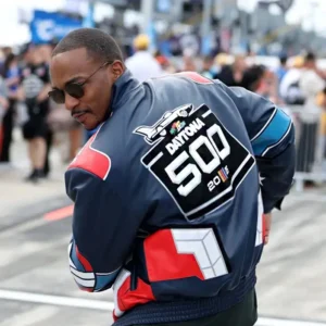 Anthony Mackie Daytona 500 Jacket Back