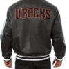 Arizona Diamondbacks Black Bomber Leather Jacket