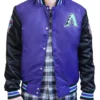 Arizona Diamondbacks Purple Vintage Bomber Jacket