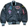 Arizona Diamondbacks Satin Ma 1 Bomber Jacket 1