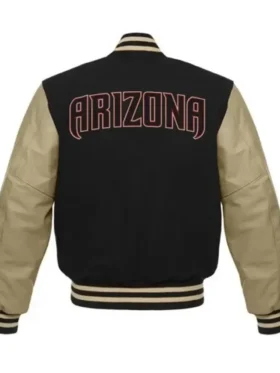 Arizona Diamondbacks Wool Full Snap Varsity Jacket 1