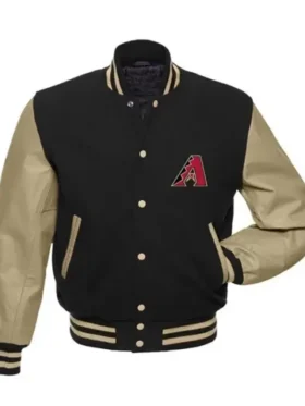 Arizona Diamondbacks Wool Full Snap Varsity Jacket