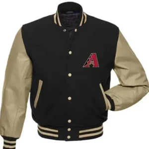Arizona Diamondbacks Wool Full Snap Varsity Jacket