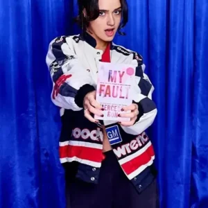 Asha Banks My Fault London Racing Bomber Jacket