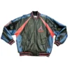 Atlanta Braves Vintage Leather Bomber Zipper Jacket