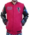 Atlanta Falcons Retro Classic Mens Rib Wool Varsity Jacket 