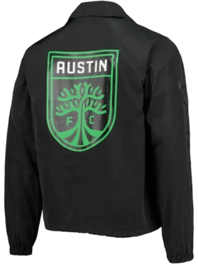 Austin Black Full Snap Bomber Jacket 1