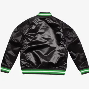 Austin FC Black Satin Bomber Jacket