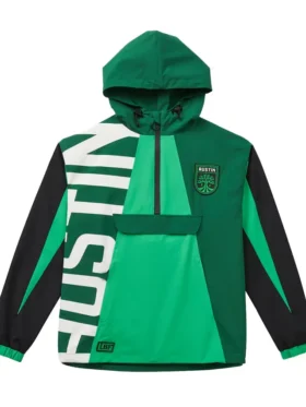 Austin FC Green Anorak Pullover Jacket