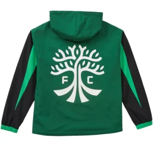 Austin FC Green Anorak Pullover Jacket Sale