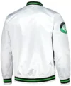 Austin FC White Full Snap Bomber Jacket 1
