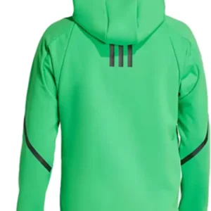 Austin Green Zip Bomber Hooded Jacket