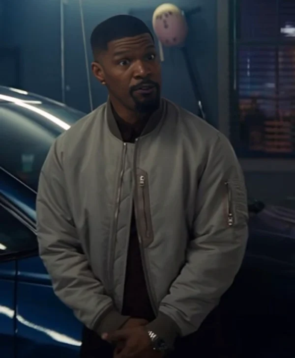 Back in Action Jamie Foxx Grey Jacket