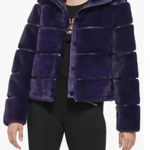 Bela Ghosts US S04 Purple Fur Jacket For Sale
