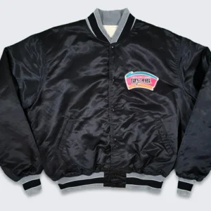 Black Bomber Spurs Vintage Jacket