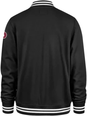 Black Zipper Phillies Bomber Jacket Sale