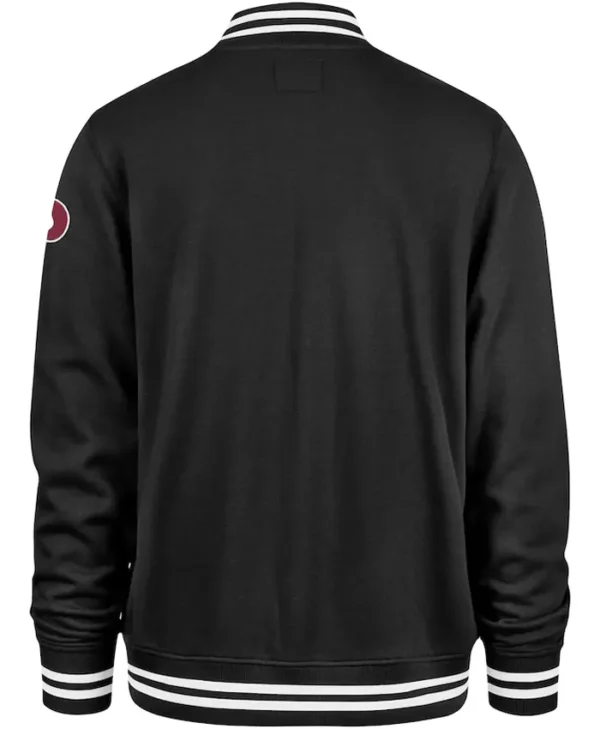 Black Zipper Phillies Bomber Jacket Sale