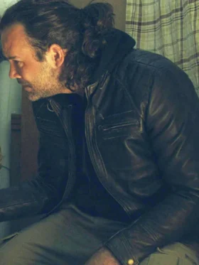 Black Zone Matthew Schmidli Black Leather Jacket
