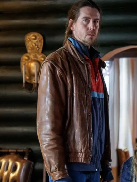 Blindspar S01 Pal Sverre Hagen Brown Leather Jacket