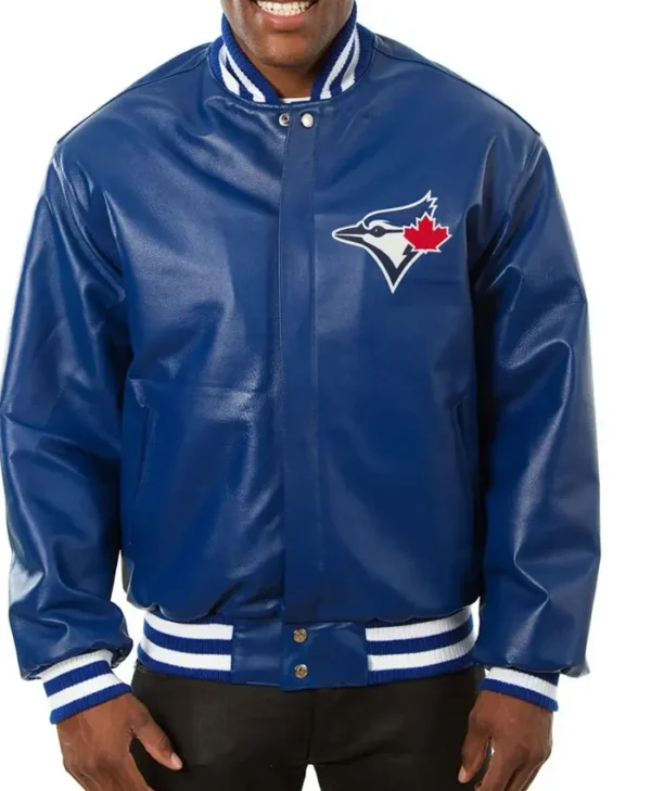 Blue Jays Leather Jacket