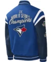 Blue Jays Starter Royal Navy Varsity Jacket