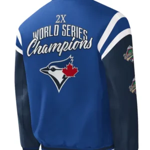 Blue Jays Starter Royal Navy Varsity Jacket