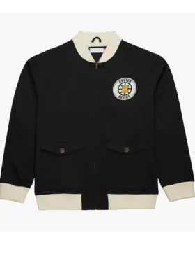 Boston Bruins Black Twill Varsity Jacket