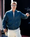 Brad Pitt F1 Blue Bomber Leather Jacket 2