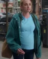Brianne Howey Kinda Pregnant Hooded Jacket front