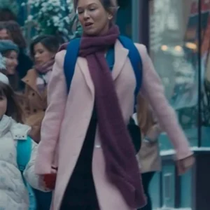 Bridget Jones Mad About The Boy Renee Zellweger Pink Coat 2