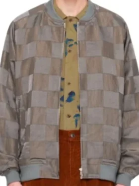Brilliant Minds Aury Krebs Checkered Jacket For Sale