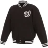 Brown Wool Nationals Varsity Jacket