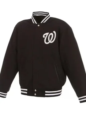 Brown Wool Nationals Varsity Jacket