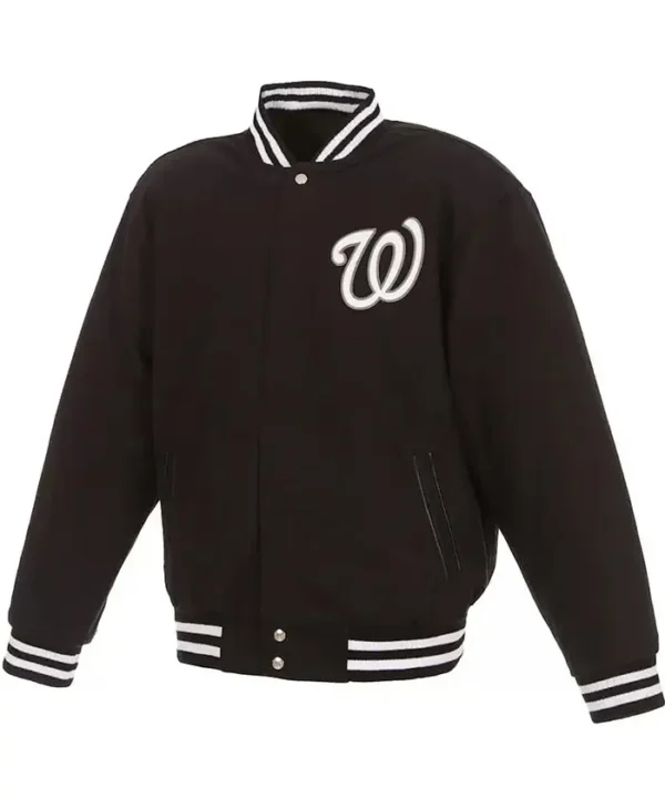 Brown Wool Nationals Varsity Jacket