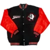 Buffalo Sabres Black And Red Varsity Jacket
