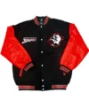 Buffalo Sabres Black And Red Varsity Jacket