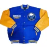 Buffalo Sabres Blue And Gold Varsity Jacket