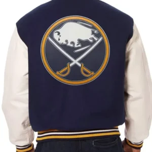Buffalo Sabres Varsity Wool Jacket Back