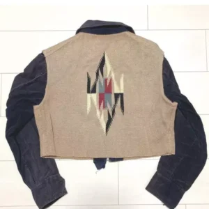 Buy 1930 40s Chimayo Jacket Vintage Blanket Sports Beige Navy Sale