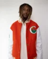 Buy Anwar Carrots x Walmart Red White Varsity Jacket sale